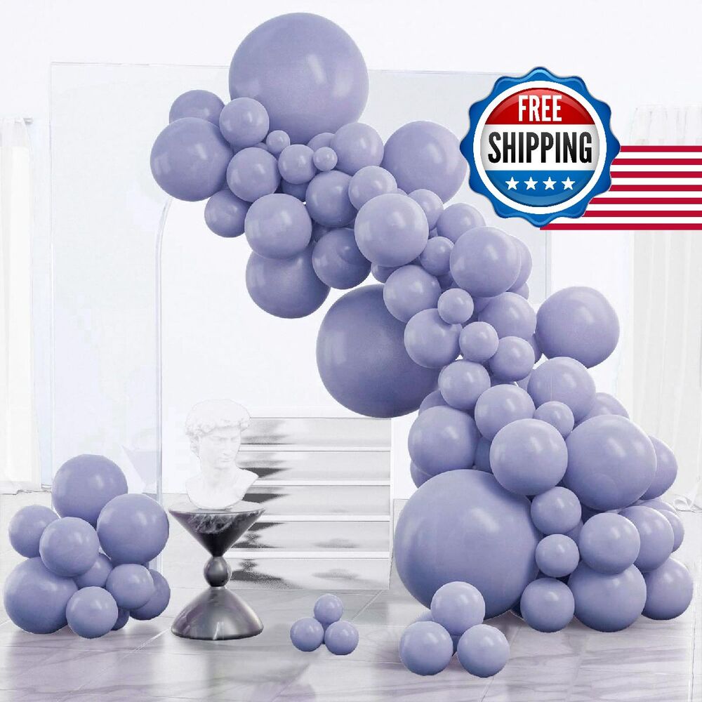 Dusty Blue Balloons 85pcs Different Sizes Pack of 18 12 10 5 Inch Boho